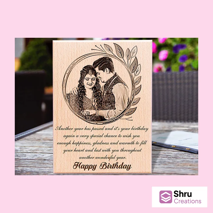 Customize Wooden Engraving Frame